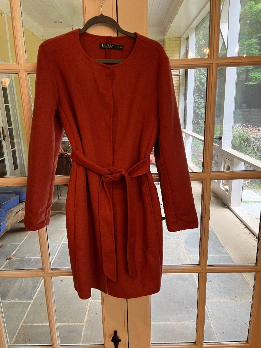 Lauren Ralph Lauren rust colored coat